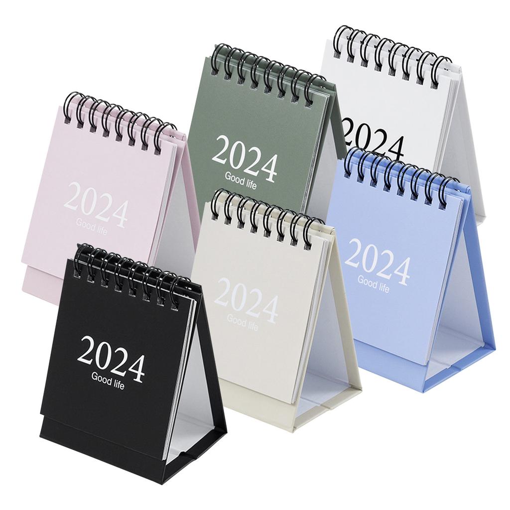 Настольный календарь на 2024 год, настольный флип-календарь на месяц для школы, домашнего офиса, планировщик расписания