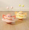 Игрушка для домашних животных Honey Bee Tumbler Spinning Play Tray Kitten High Amuse Amuse Cat Turntable Bite Protective Scratching Cat Toy