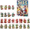 Christmas Dragon Advent Calendar 2025 24 Pcs Acrylic Dragon Pendant Countdown Calendar Holiday Gifts for Kids Adults