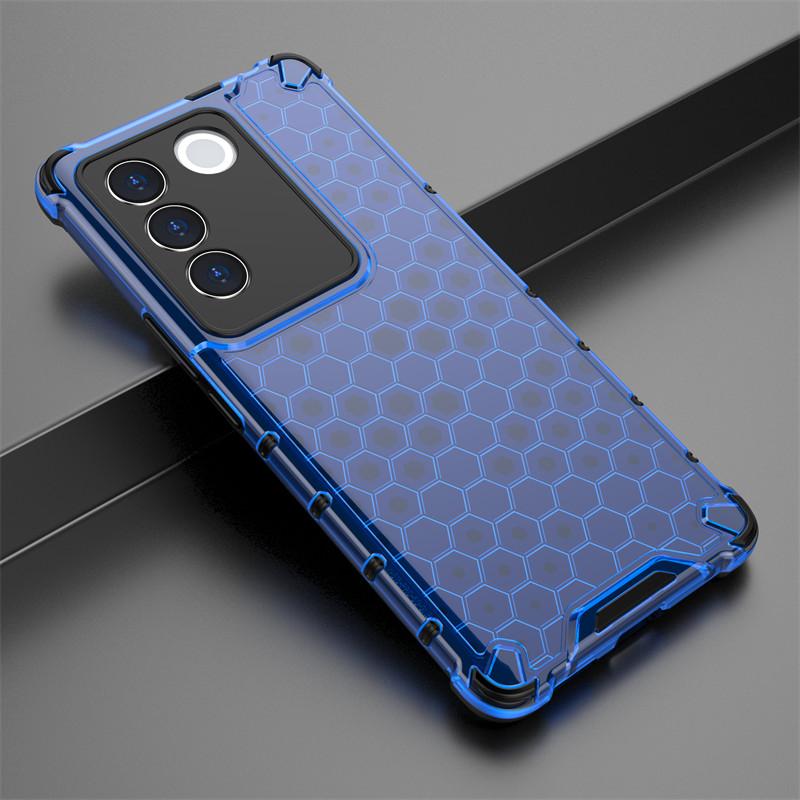 Для чехла Vivo V27 Pro Чехол Vivo V27E V23 V25 V27 Pro Броня ПК Ударопрочный Мягкий Силиконовый Защитный Чехол для Задней Панели Телефона Vivo V27 Pro