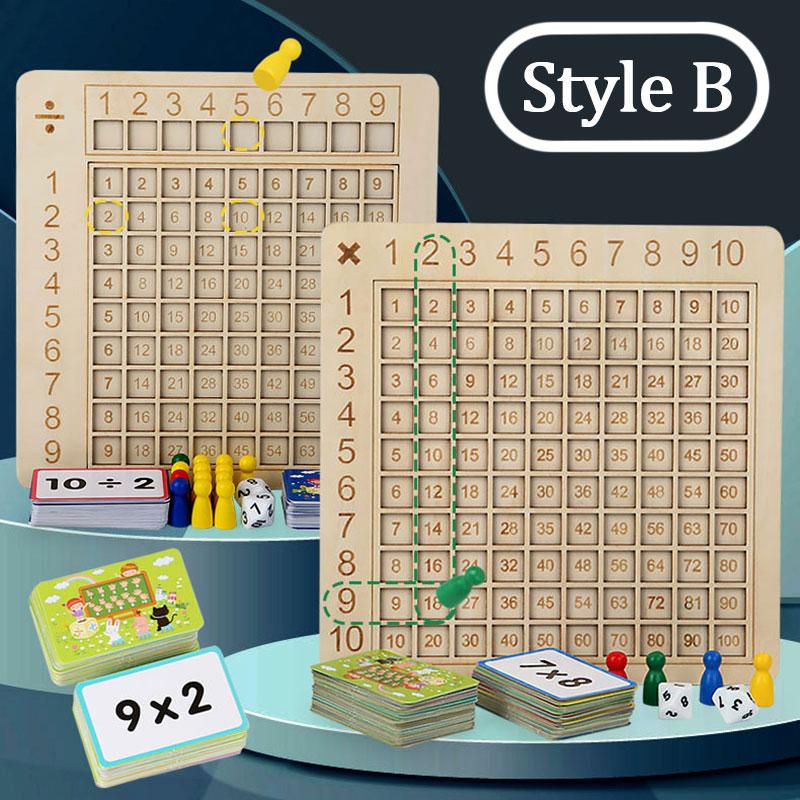 Монтессори Математика Обучающая Доска Игрушки Умножение И Деление Арифметические Игры Приход Открытые Учебные Помощники Развивающие Игрушки Для Детей