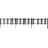 WPC Fence Panel with Posts 3 pcs 600 x 60 cm