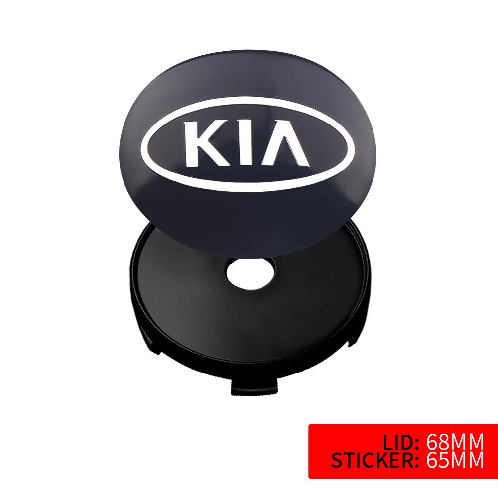 AANP1 4pcs 60MM 68MM Car Wheel Center Hub Cap Cover For KIA Sportage Niro Rio Ceed Cerato Soul Sorento Picanto Optima K K5 Sonic Forte
