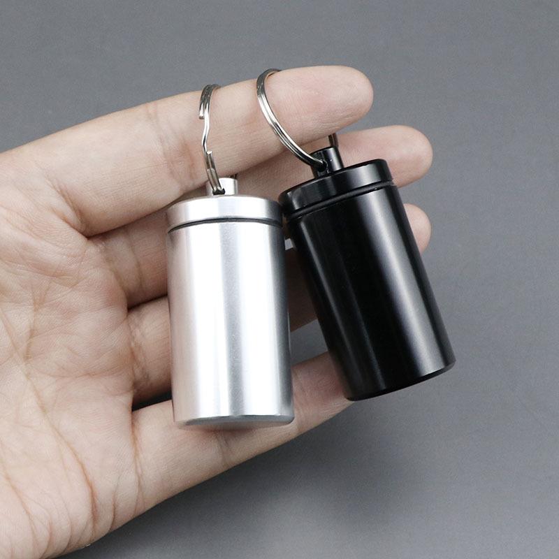 Водонепроницаемая портативная таблетница из алюминиевого сплава для путешествий