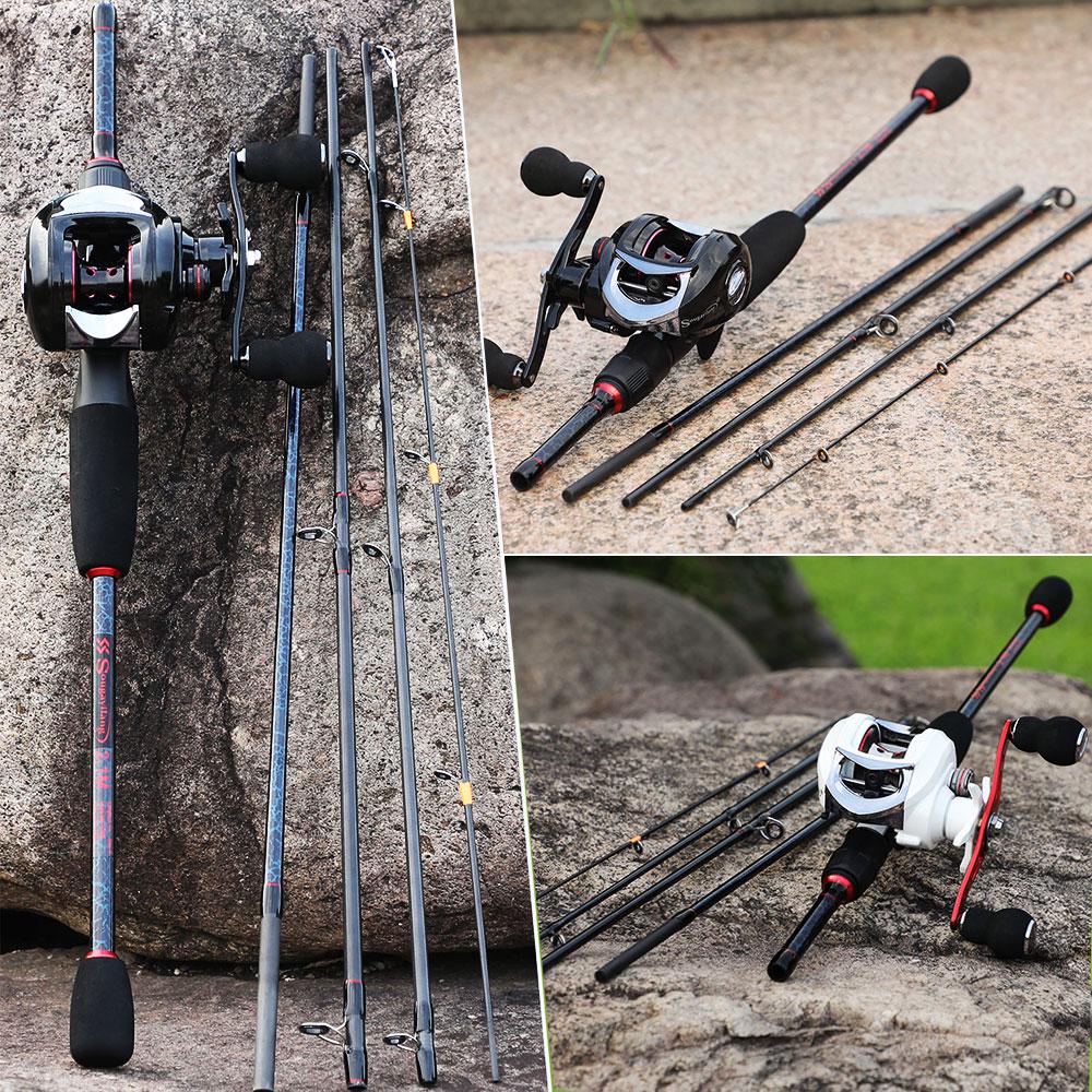 Набор удочек и катушек, литая удочка 1,8-2,4 м и комбинированная катушка 18 + 1bb, сумка с приманкой для ловли карпа