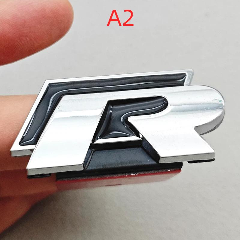 3D Металлический Логотип Автомобиля R RLine Эмблема Значок Наклейка Аксессуары