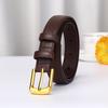 Japanese And Korean Lady Style Pure Cowhide Belt Women'S Simple Casual Jeans Belt Decorative Versatile Leather Women'S Belt