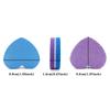 10Pcs Love Washable Nail File Sponge Block Sanding Multicolour Double Sided Polishing Tools Nail Care