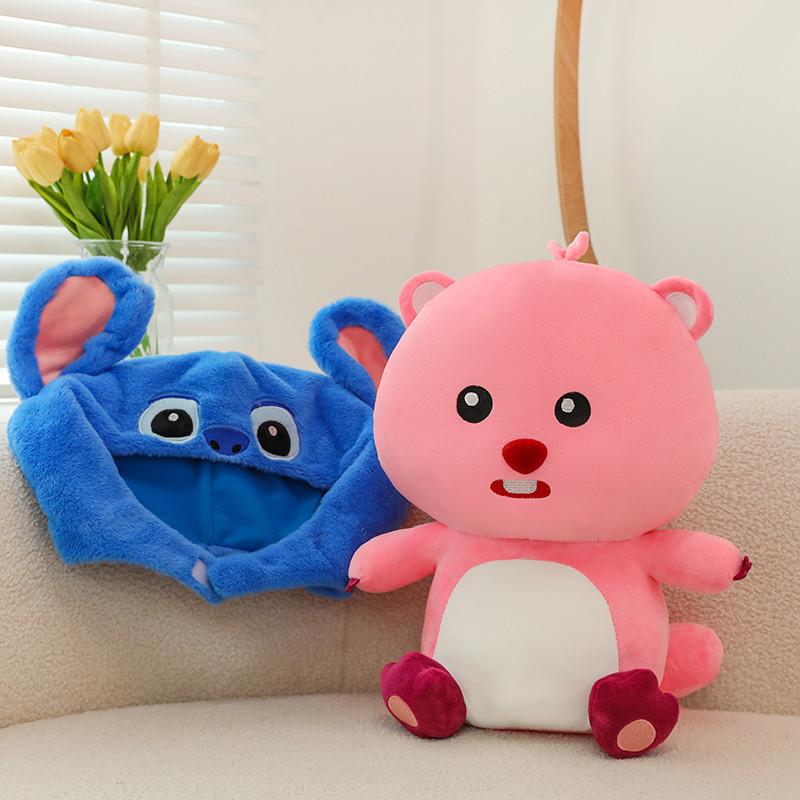 Плюшевая игрушка Лило Стич, милая мультяшная девочка, детская праздничная кукла в подарок