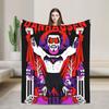 Danhausen Very Nice Very Evil Blankets Fleece  Winter  Multi-function Soft Throw Blanket for Bed Travel Rug Piece