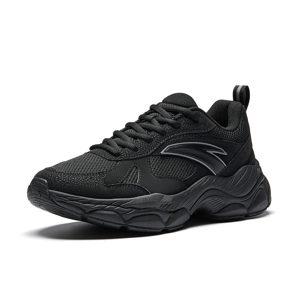 Anta Chunguang Fashion Trend Durable Breathable Low-Top Casual Shoes Men Sneaker Black 912548802-5