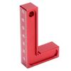 Aluminum Alloy Right Angle Ruler L Type Center Finder Tool For Carpenters