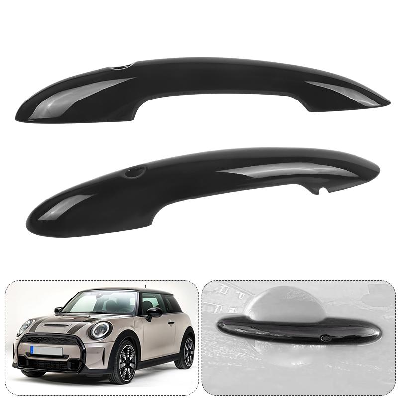Exterior Door Handle Cover Sticker For BMW Mini Cooper JCW F54 F55 F60 F56 F57 Glossy Black Door Handle Car Styling Accessories