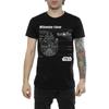 Star Wars Mens Millennium Falcon Blueprint T-Shirt