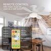 42/52cm LED CeIling Fan Light E26 E27 Base Wireless Remote Smart Fan 3 Adjustable with Lighting Modes for Living Room Home Fans