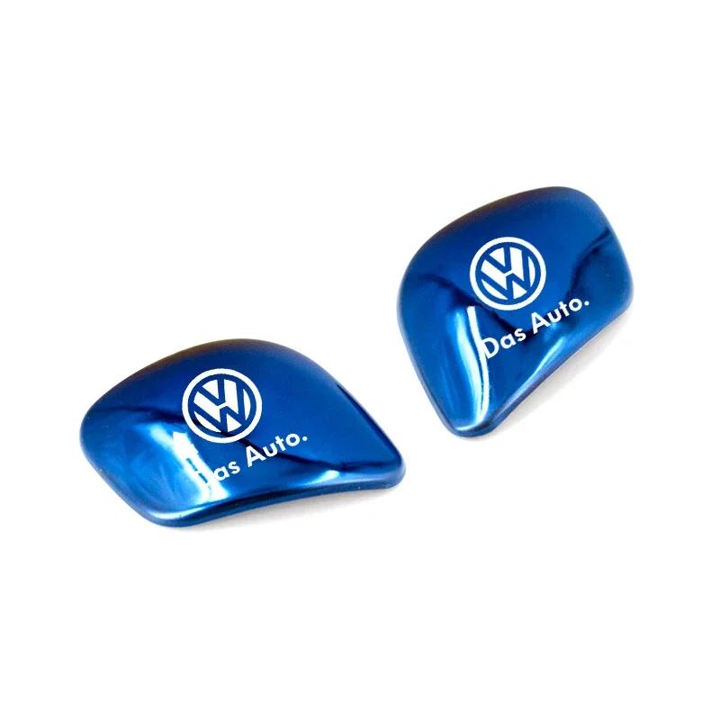 lmn1 ·Auto Stainless Steel Decoration For Volkswagen VW POLO CC Passat Touran Car Gear Shift Head knob Grip Covers Case Car-Styling