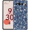 Цветочный арт Чехол для телефона Для Google Pixel 9 8 9A 8A 7 7A 6 Pro XL 6A 5G Черный Мягкая задняя крышка Роскошный TPU Чехол