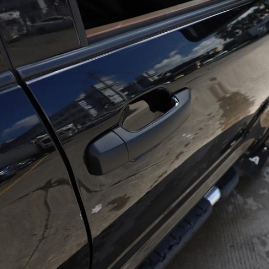 4pcs Matte Black Exterior Side Door Handle Cover Trim For Toyota Tundra 2007-21