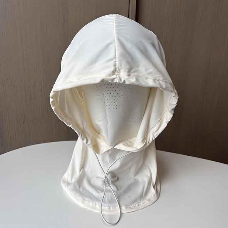 Sunscreen mask hat integrated summer sun hat women's full face ice silk breathable scarf cycling face towel neck hat