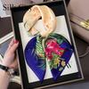 High-quality Luxurious Silk Scarves Headband Scarfs Neck Scarf For Women Chain Silk Scarf Women's Decorative Shawl