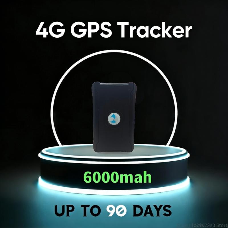4G GPS-трекер 6000 мАч Портативный GPS через спутник Автосигнализация GPS-локатор в реальном времени Магнитное устройство слежения Время ожидания 90 дней