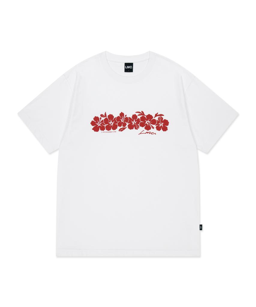 LMC Hibiscus Tee White