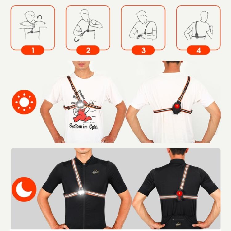 Регулируемые 3 режима освещения Налобные фонари Фонари для ходьбы Перезаряжаемые от USB