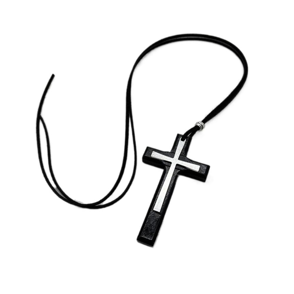Unisex Design Rope Choker Chain Handmade Rear View Mirror Charm Necklace For Men Women