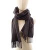 LOUIS VUITTON  400788 Scarf gray cashmere Women