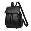 Ielgy Ladies Backpack Retro All-Match PU Soft Leather Anti-Theft Travel Backpack