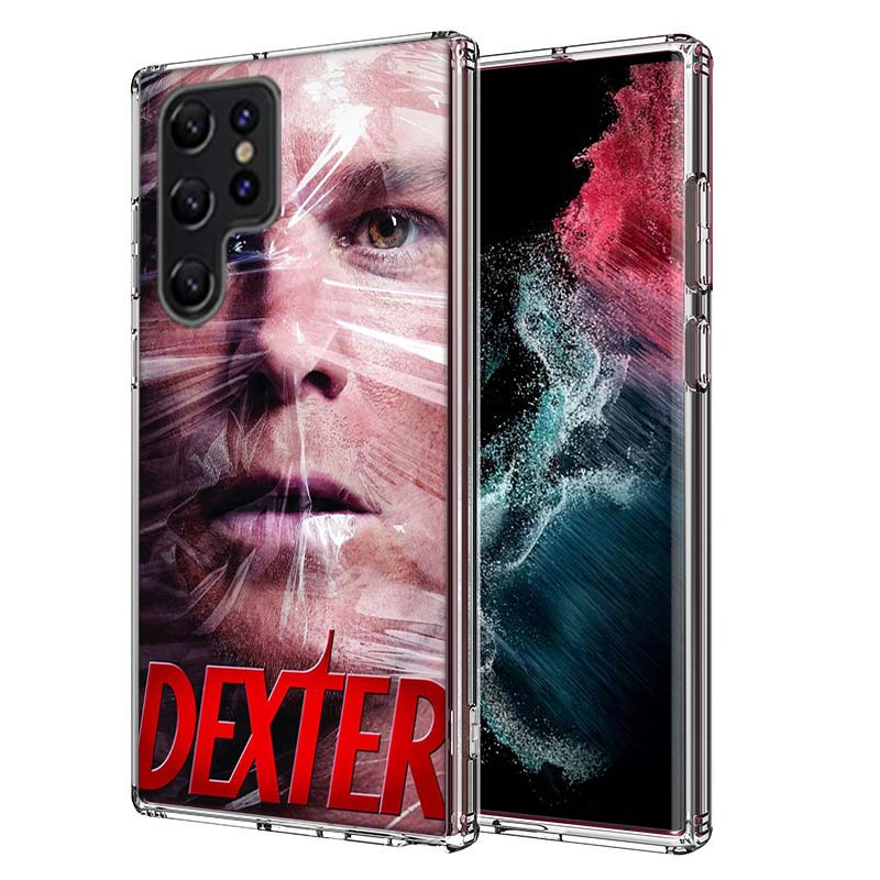 TV Show Dexter Morgan Capa Phone Case For Samsung S26 Ultra S25 Edge Galaxy S23 S21 S20 S24 FE S22 S10 Plus Cover Clear TPU Shel