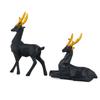 New Handcrafts Deer Family Set of 2 Showpiece for Home Decor Decorative Animal Statue Figurines for Home Decor Gift Decorative
