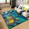 Японское Аниме Ночной Пейзаж Ковры Детская Игровая Напольная Подстилка Alfombra Мультяшные Ковры Современный Домашний Декор Гостиной Моющийся Напольный Ковер