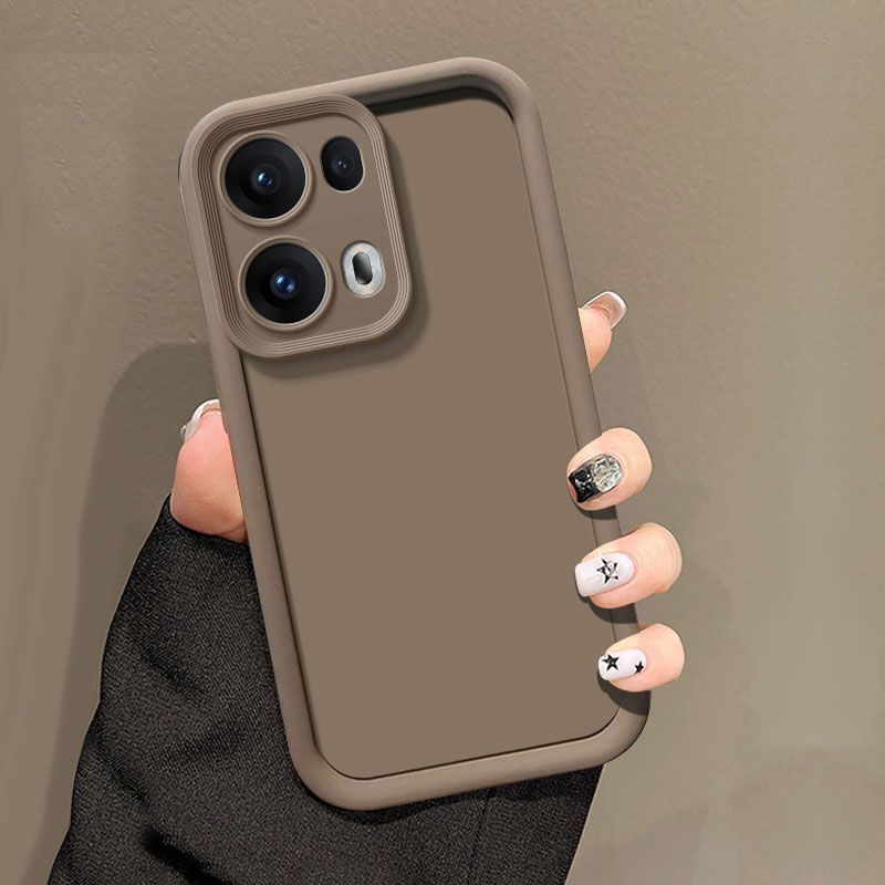 Для чехла OPPO Reno 13 Pro Чехол для телефона OPPO Reno13 Pro Чехол OPPO CPH2697 Матовая задняя крышка Защита с эффектом кожи Противоударный чехол