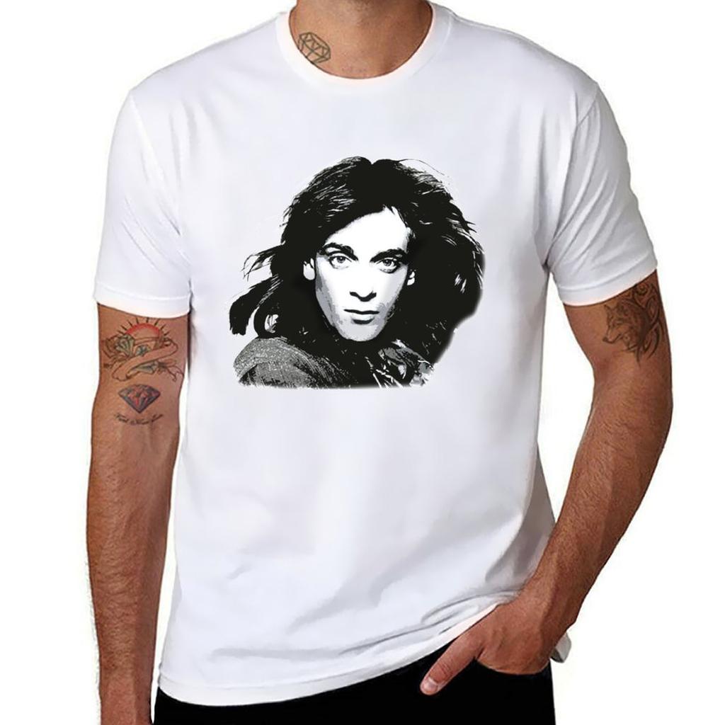 Eddie Money Drawing Tshirt Art Pattern Printed Casual Top
