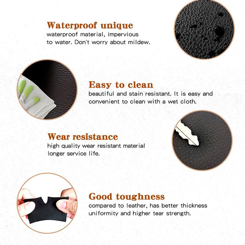 For VW Touran 2006 2007 2008 2009-2012 Car Armrest Cover Scratch proof Waterproof Cover Microfiber Leather Car Interior