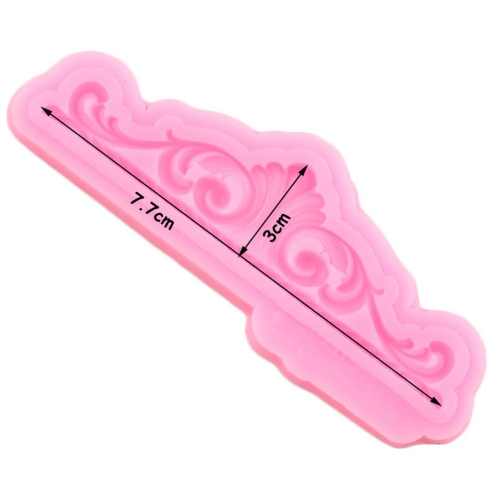 Sugarcraft цветок рельеф силиконовые формы торт границы формы для помадки инструменты для украшения торта полимерная глина формы для шоколадной мастики