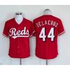 Cincinnati Reds 44 De La Cruz Baseball Jersey Mens Sports Shirt Breathable Athletic Top