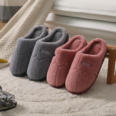 Осенне-зимние тапочки для пар, домашние теплые хлопковые тапочки, женская обувь