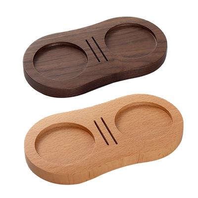 Деревянный держатель для темперирования кофе, основание для станции темперирования кофе, нескользящий коврик для темперирования