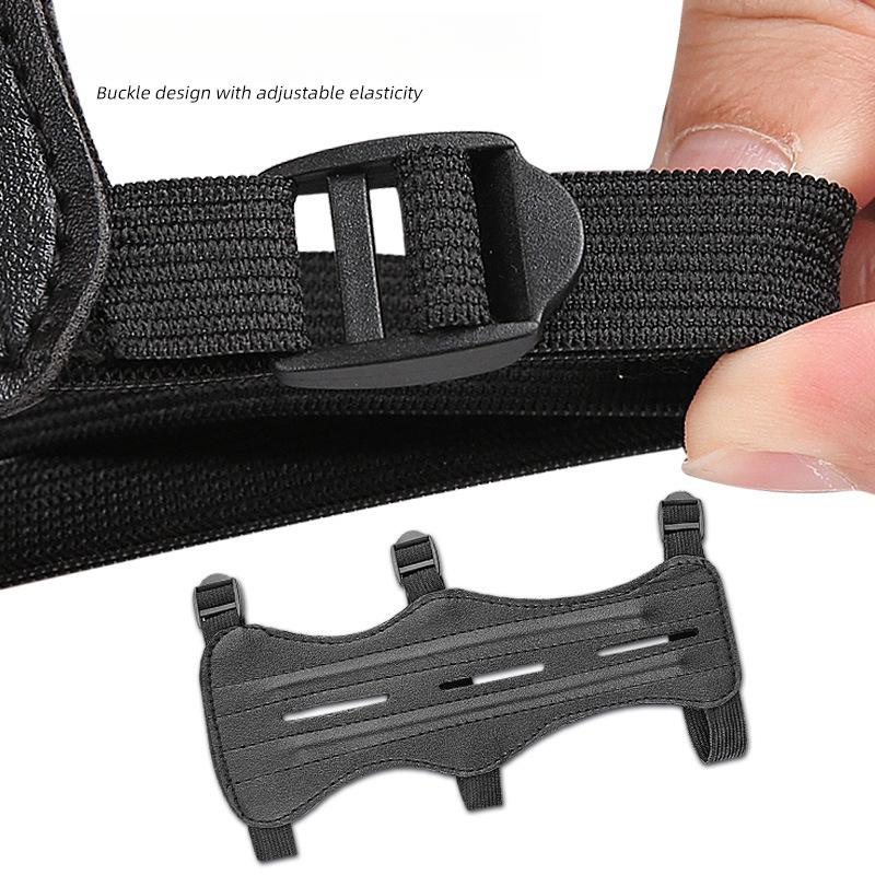 Соревнования по стрельбе на открытом воздухе, тренировка, защита руки, двухслойная перфорированная утолщенная защита руки для стрельбы из традиционного лука, защита руки для охоты с луком