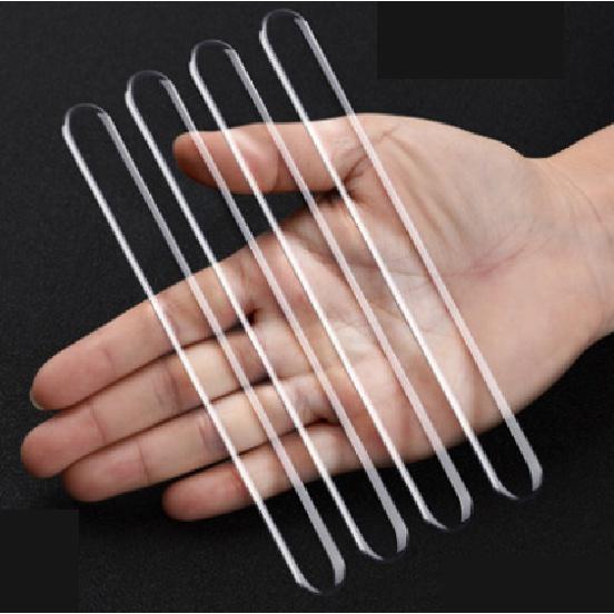 Car Door Edge Transparent Anti Scratch Protection Strips Bumper Scuff Plate BarRearview Mirror Anti-collision Protector