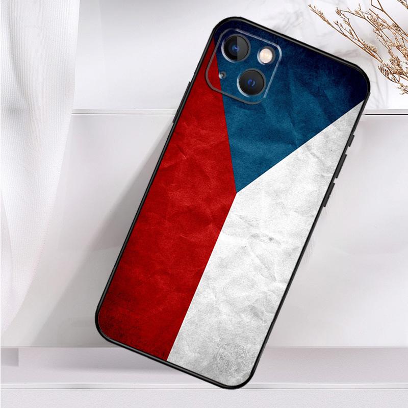 Чехия Чешский флаг Ударопрочный чехол для iPhone 17 Pro Max 11 14 15 16 Plus 12 13 Mini 16e 17 Air Чехол для телефона