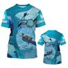Футболка с 3D-принтом для подводного плавания, ВОДИТЕЛЬ С АКВАЛАНГОМ, футболки с графическим принтом для мужчин, детей, модные спортивные футболки с короткими рукавами в стиле Харадзюку