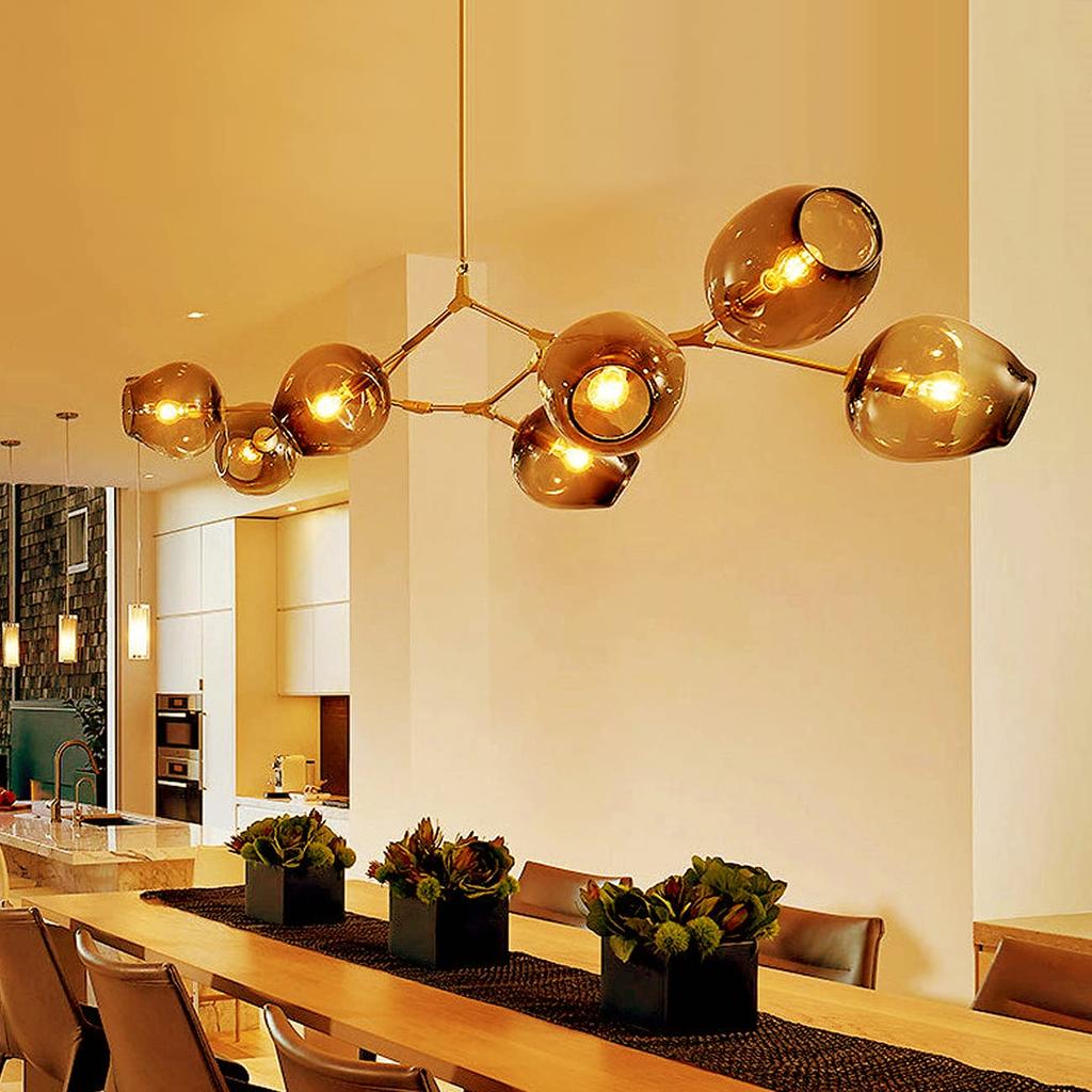 LVWIT E26 Base LED Filament Bulbs, 36W Equivalent, 420lm, Chandelier Bulbs, 2400K Brown, G45 Mini Edison Bulbs, Retro Style, PSE Compatible,