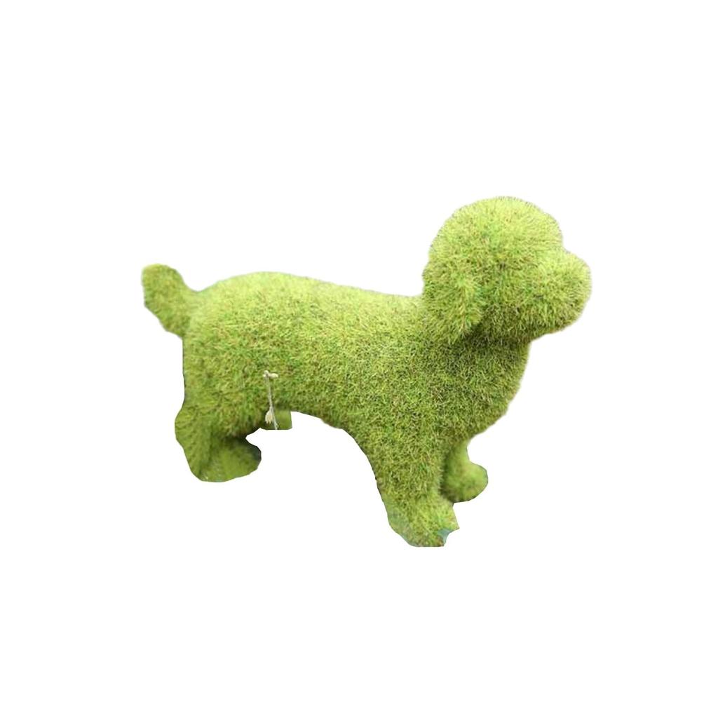 Открытый двор трава зеленая имитация стаи щенков украшения