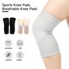 1 Pair Knee Pads Compression Sleeves Soft Elastic Comfortable Fit Breathable Sweat-Absorption Knee Protector Brace