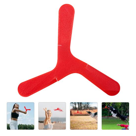 Бумеранг с тремя лопастями, брошенный рукой, интерактивная игрушка для помещений и улицы, быстрый захват