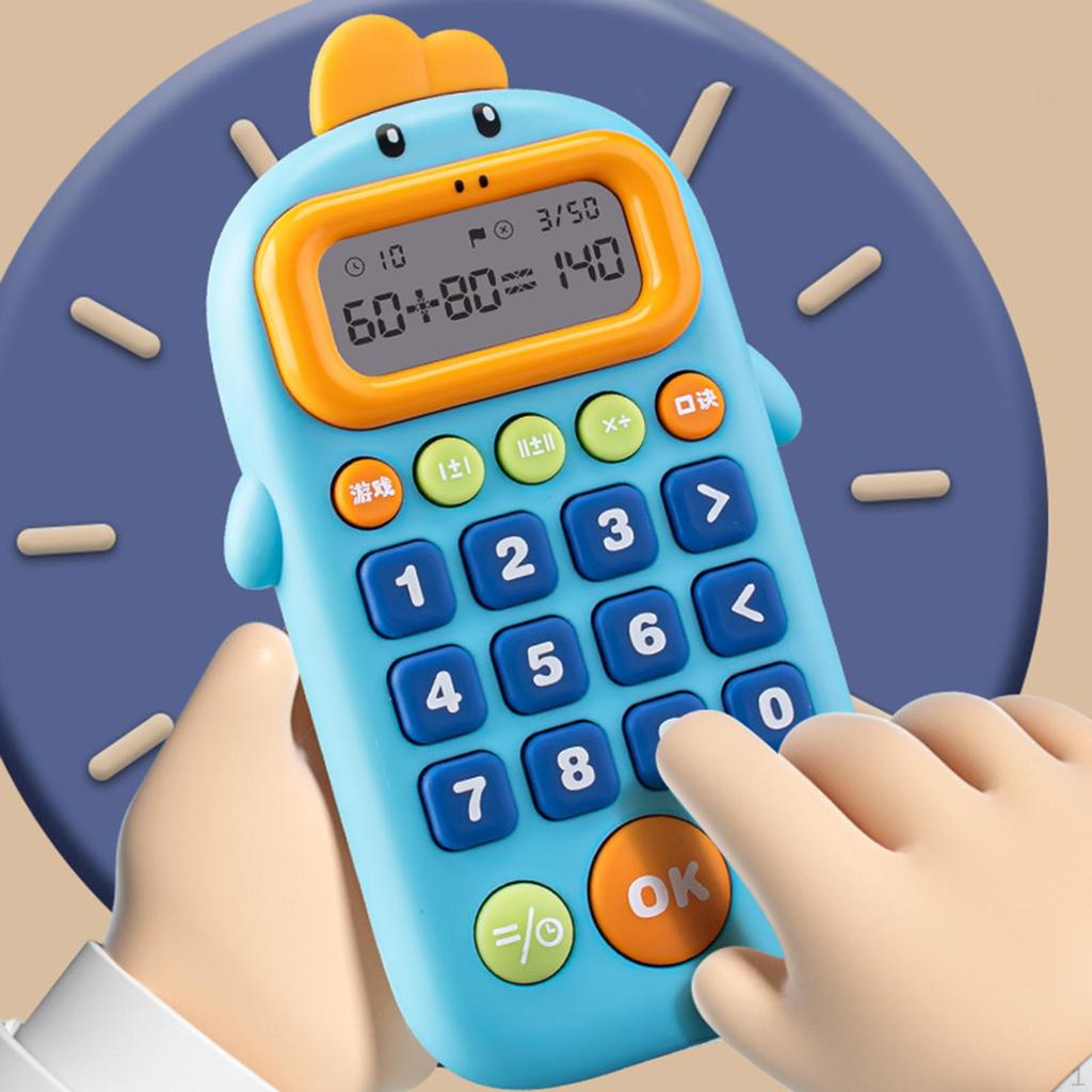 Electronic Math Game Educational Toy Learning Tool Teaching Aids Portable Calculator
