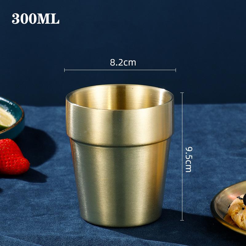 Кружка для пива из нержавеющей стали 304, стакан для воды, защита от накипи, защита от падения, чайная чашка для ресторана, стакан для кофе и напитков
